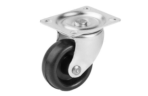 32 mm Çaplı Tablalı Galvaniz Kaplama Dönerli Tekerlek