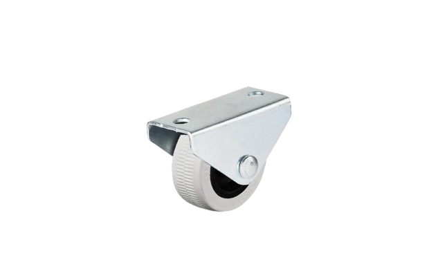 28 mm Çaplı Termo Kaplı Sabit Bağlantılı Küçük PVC Teker-Bavul Tekerleği