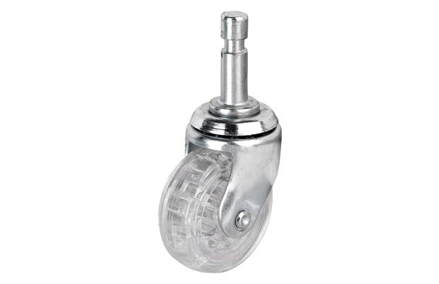 38*14mm Pim Bağlantılı Şeffaf Küçük Teker