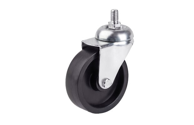 75*25 mm Vida Bağlantılı Siyah MMB Teker