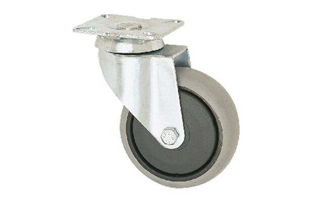 100mm Çaplı Tabla Bağlantılı Galvaniz Kaplama Tekerlek
