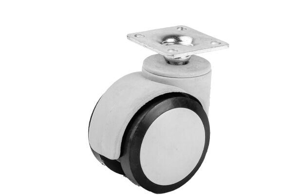 50'lik Gri Termo 50mm Çaplı Tabla Bağlantılı Teker