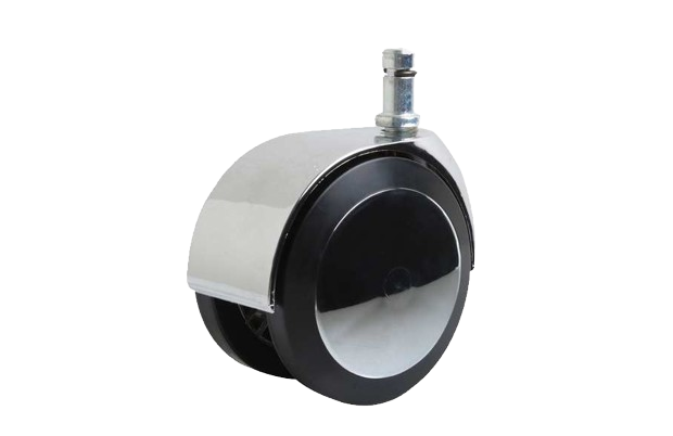 Koltuk tekerleği-75 mm Çaplı Pim Bağlantılı Krom Gövde Teker