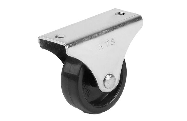 38 mm Çaplı Sabit, Polipropilen Makara, Galvaniz Kaplama Minik Tekerlek