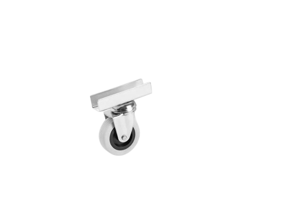 50 mm - U Tabla Bağlantılı Gri Makaralı PVC Eko Teker