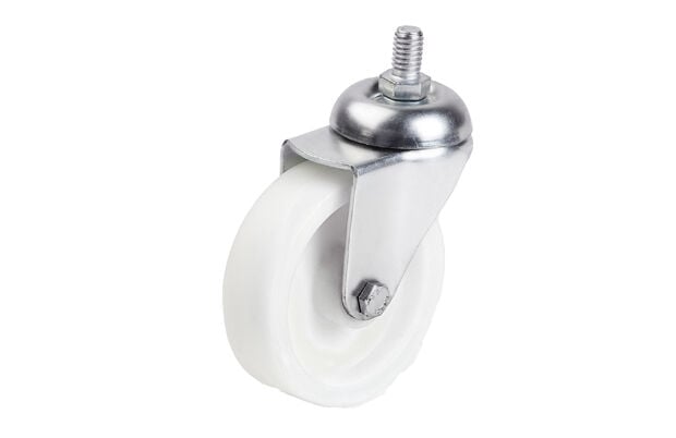 75*25mm Polyamid Makaralı Vidalı Mobilya Tekeri